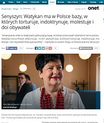 Taki wartościowy artykuł ogłaszano na stronie głównej Onet.pl w święta Bożego Narodzenia 2014. Prezent w sam raz na miarę religijności ich młodych copywriterów czy dziennikarzy. Niech jeszcze raz zastanowią się ci, którzy do gangu nie weszli